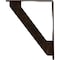 Ekena Millwork Traditional Wrought Iron Bracket, (Single center brace), Antiqued Bronze 1 1/2"W x 7 1/2"D x 10"H BKTM01X07X10STRABZ - alternate 5